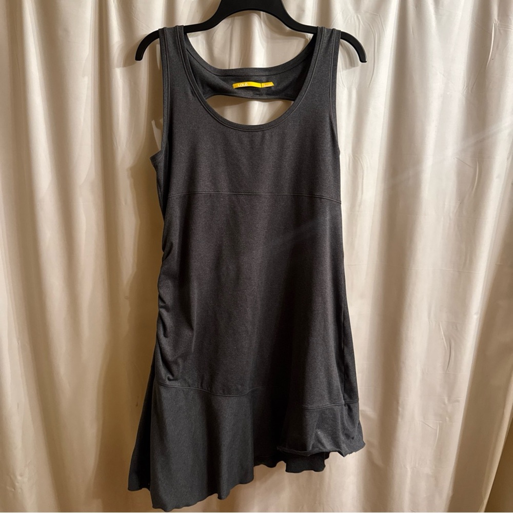 Lole Asymmetrical Black Tank Dress